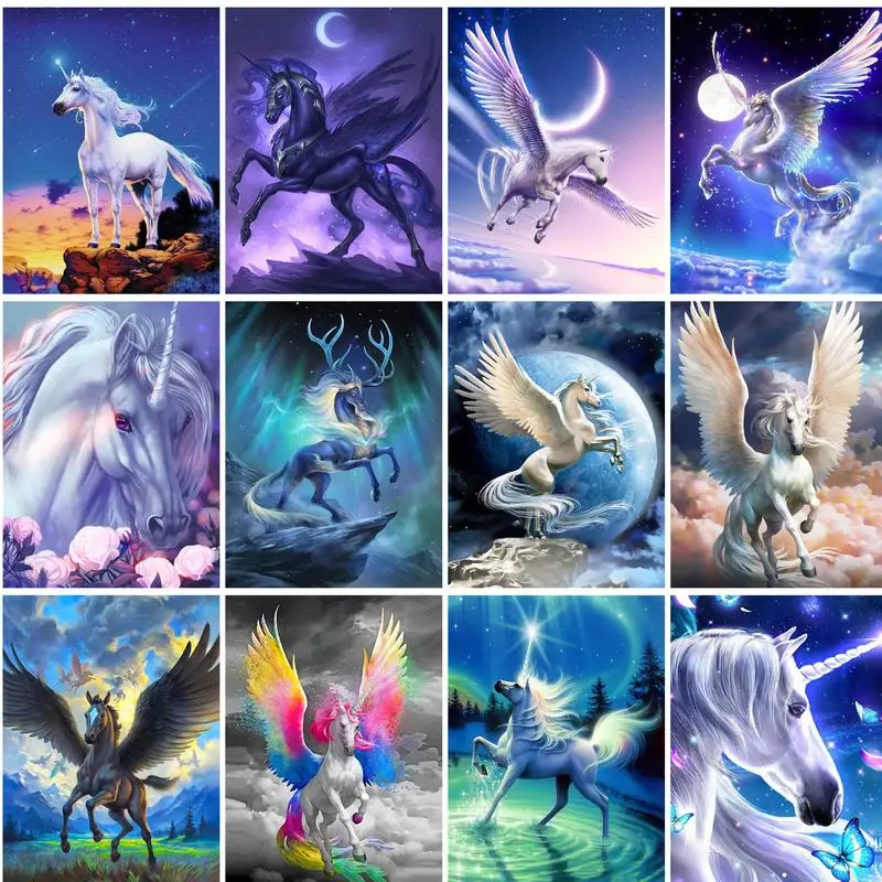 

PhotoCustom Oil Painting By Number House Animals Kits For Adults Handpainted DIY Picture By Number On Canvas Home Decor