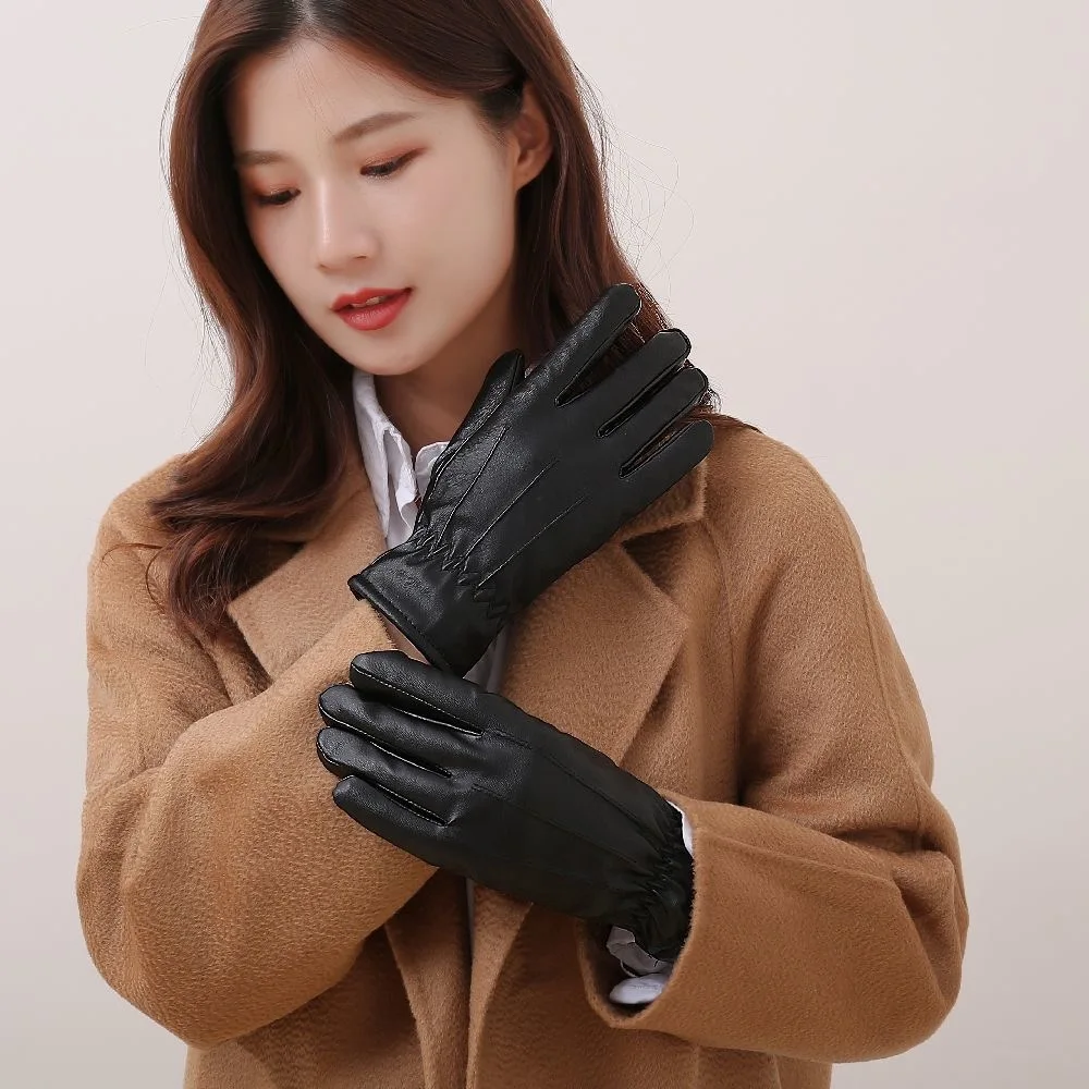 

STHM436A91-A92 Luxury Brand Designer Winter Warm Full Fingers Gloves Sports Running Ski Touch Screen Fleece Snowboard Gloves