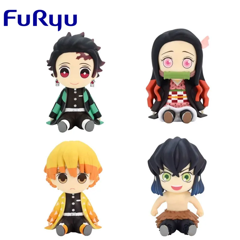 

Furyu Original Demon Slayer Anime Figure Potetto Tanjirou Nezuko Zenitsu Action Figure Toys For Boys Girls Kids Xmas Gift Model