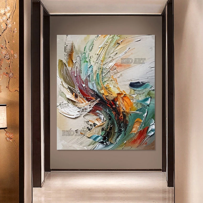 3D Thickness Acrylic Paints Texture Abstract Knife Art Unframed Wall Decorative Hangings Painting Large Panel Set Colors Artwork 3D Thickness Acrylic Paints Texture Abstract Knife Art Unframed Wall Decorative Hangings Painting Large Panel Set Colors Artwork