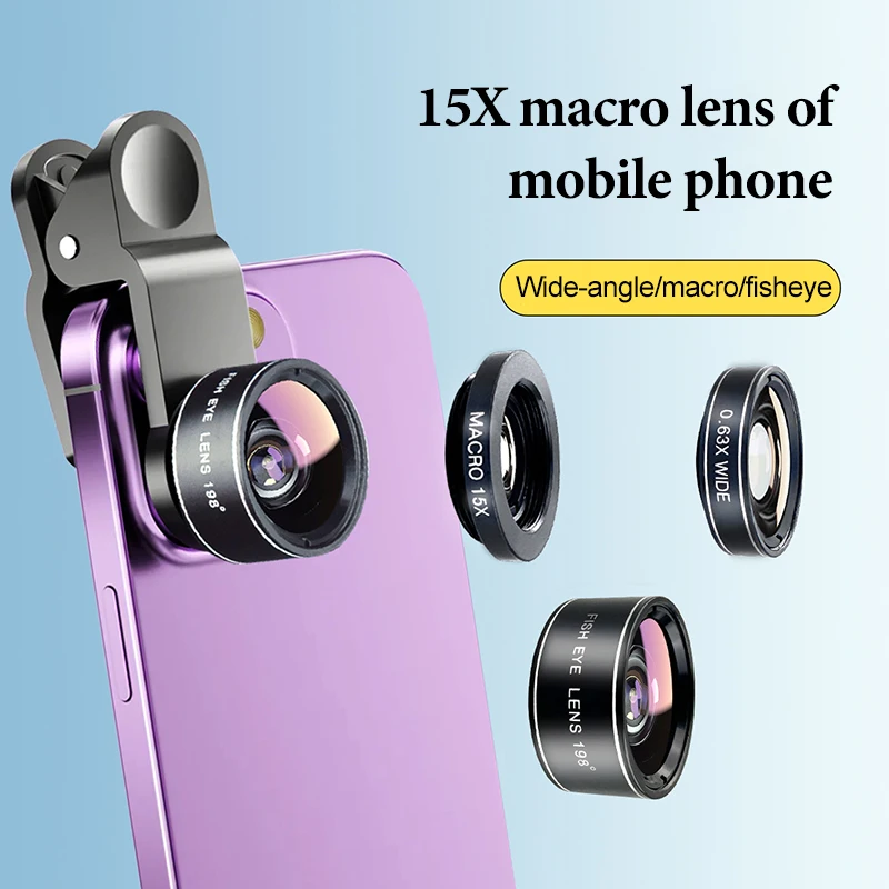 Enhanced Mobile Fisheye and Macro Camera Lens