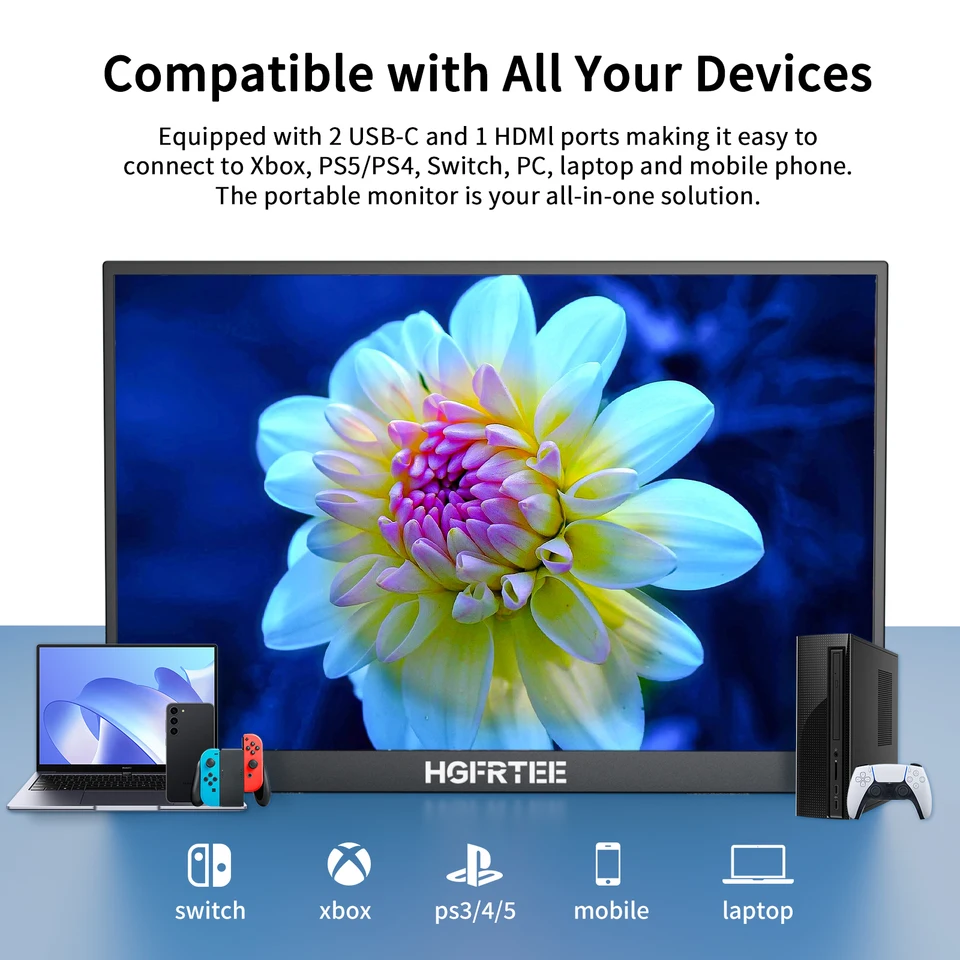 15.6 Inch Ultra Thin Portable Gaming Monitor