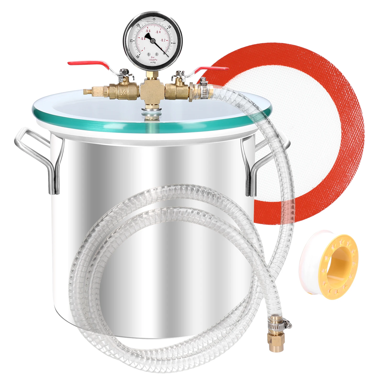 Defoaming Bucket Stainless Steel Vacuums Barrel with Silicone Oil