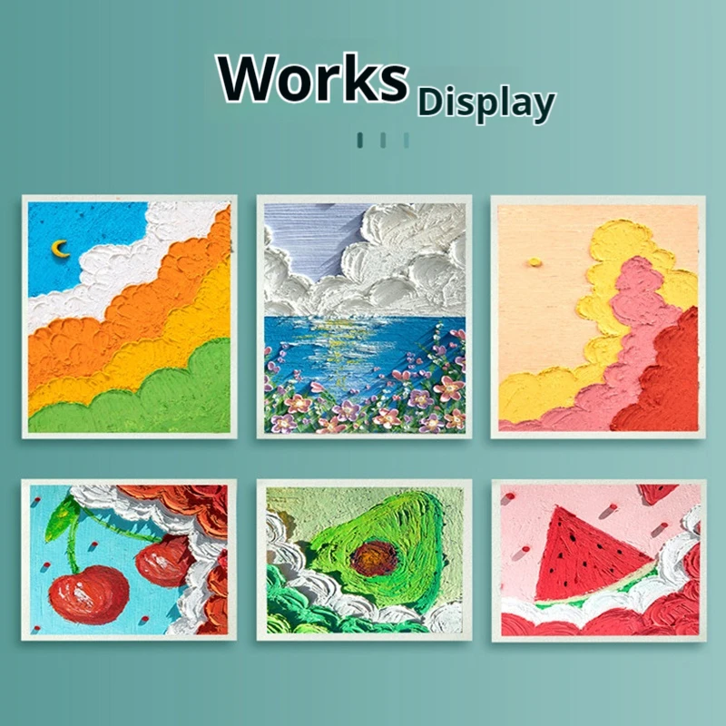 200GSM 오일 파스텔 종이 유화 스틱 특수 종이 빈 그리기 A4 분필 색칠 크레용 그림 산성 무료 골판지