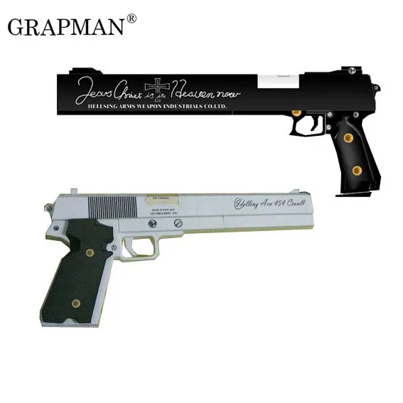 3D Paper Model Arkat Casull&Jackal Weapon Gun