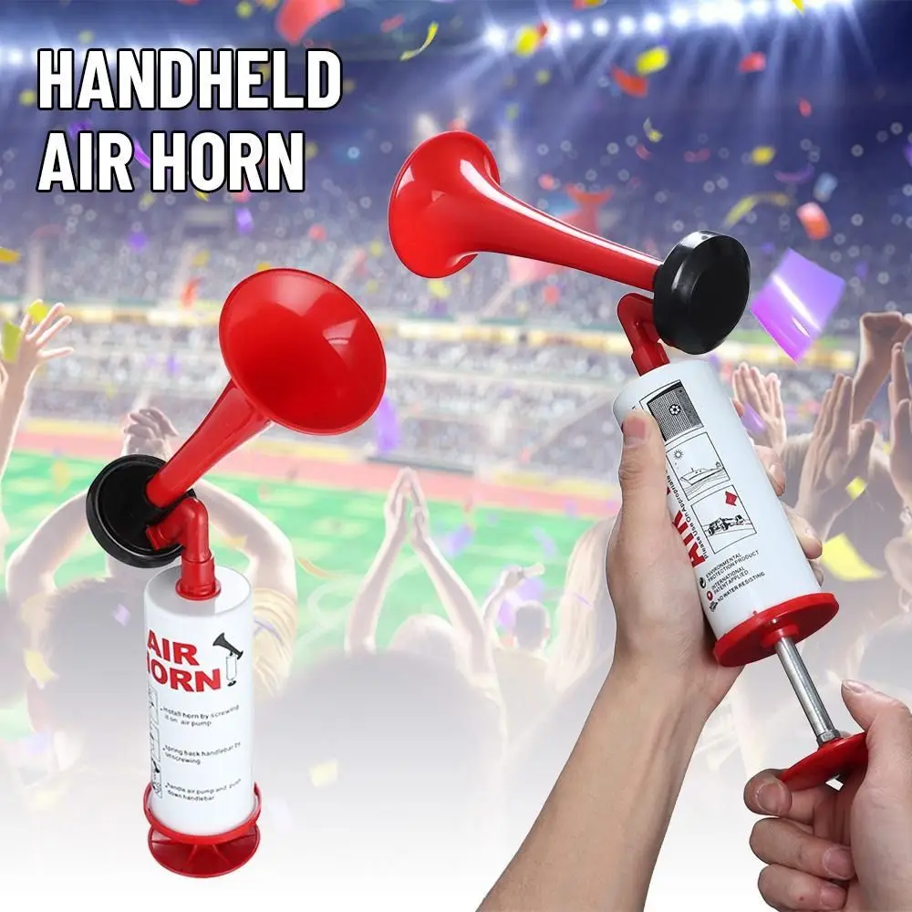 Handheld Cheering Air Horn Outdoor Security Emergency Horns Hand Push Air Horn Sports Meeting