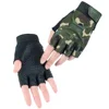 1Pair Kids Tactical Fingerless Gloves Army Military Camo Anti-Skid Mittens Half Finger Boys Girls Children Outdoor Sport Cycling 4