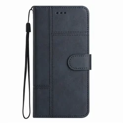 Luxury Leather Wallet Cover for Professionals - Elegant Business Case for Men and Women (Blue DB)