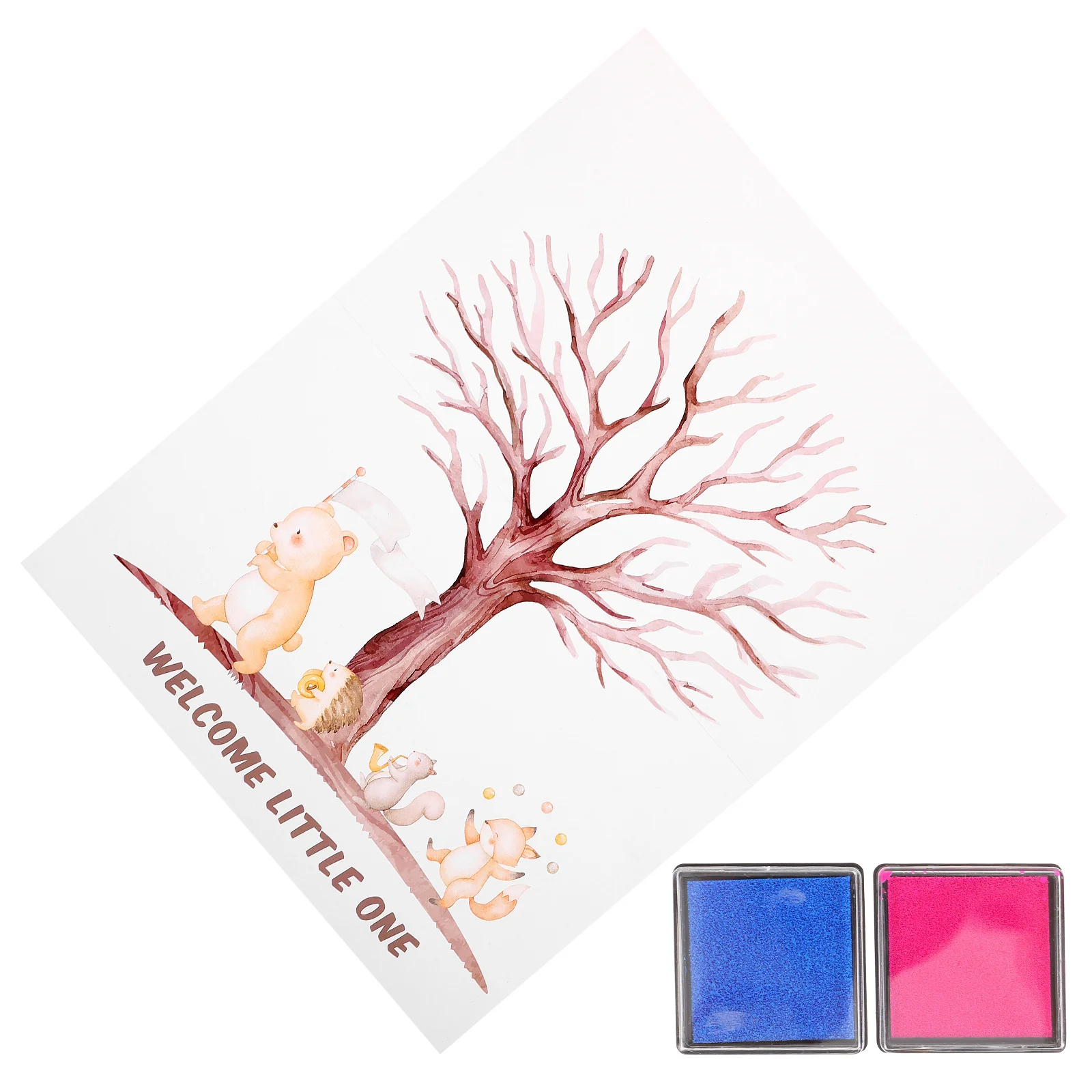 

Gender Reveal Guest Book Favors Blue Powder Decoration Coated Paper Decorations Party Sign Baby Games Guests Invitations