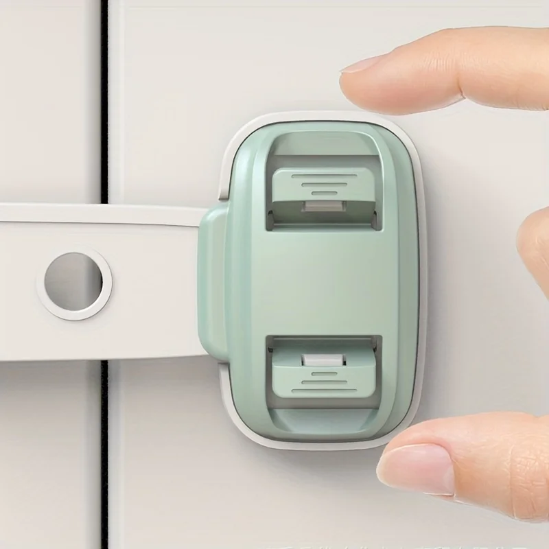 Child safety lock, anti pinch refrigerator latch