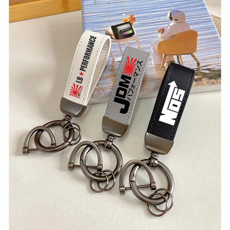 JDM Keyring Tags Initial D hks Mugen POWER keyring car keychain Auto