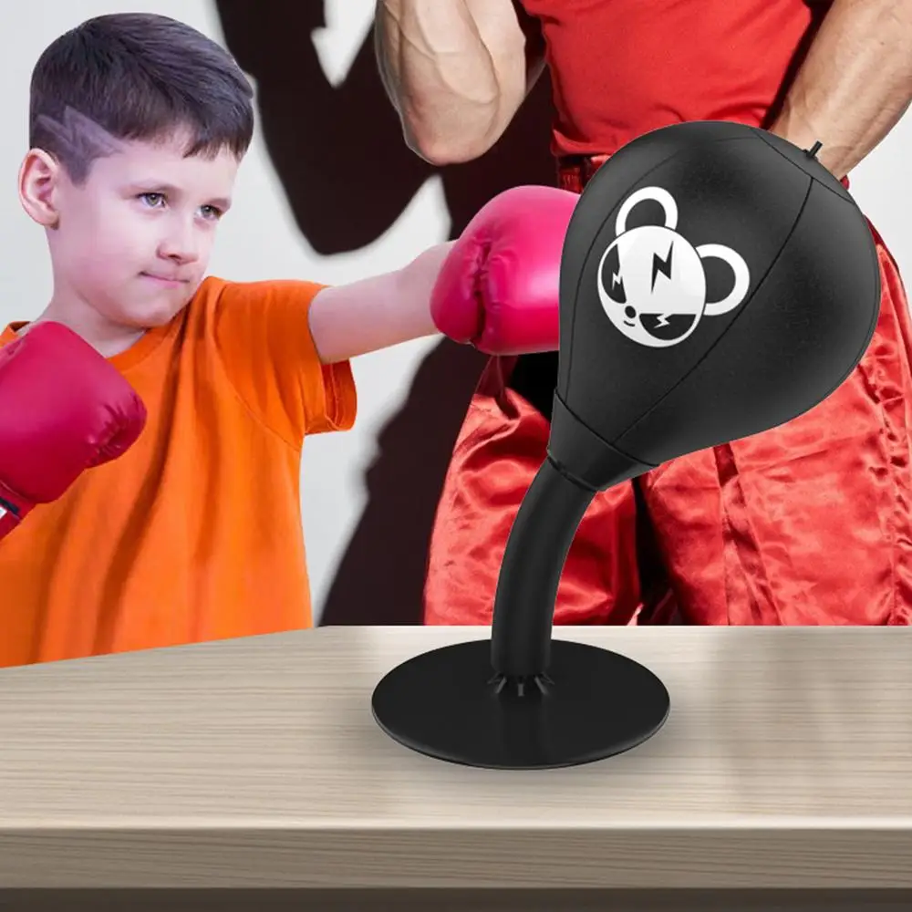 Description Picture 6 of itemPunching Bag Desktop PU Mini Boxing Ball Stress Relief Fighting Speed Reflex Training Punch Ball Desktop Suction Cup Punch Bag