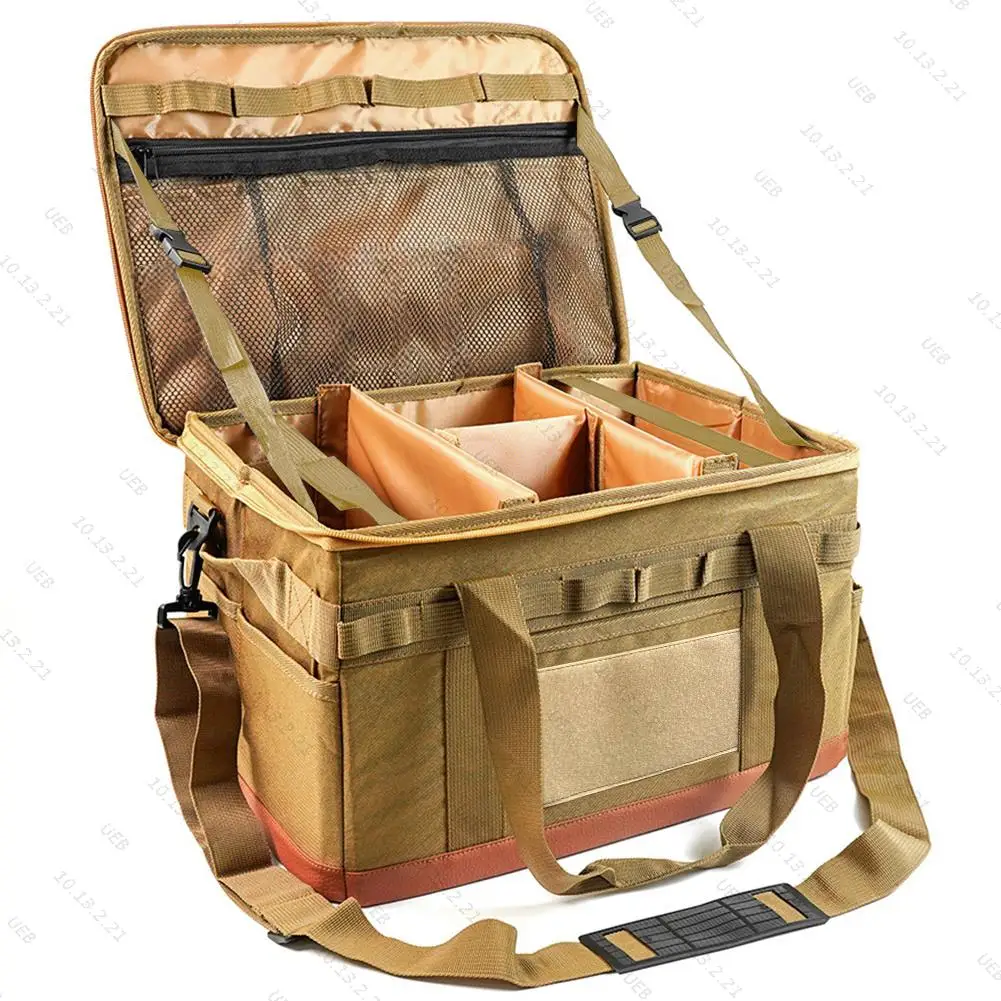 30L Large Capacity Camping Cooking Utensil Organizer - Detachable Multifunctional Picnic Storage Bag