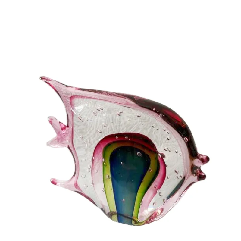 

Handblown Glass Fish Sculpture Interior Decoration and Accessories for Home
