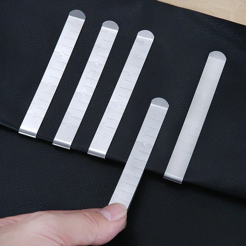Sewing Hemming Clips 3/5/10pcs Stainless Steel Hemming Clips Metal Crimping Clip Fabric Measuring Ruler DIY Sewing Clip Tools sewing accessories sewing clips garment clips