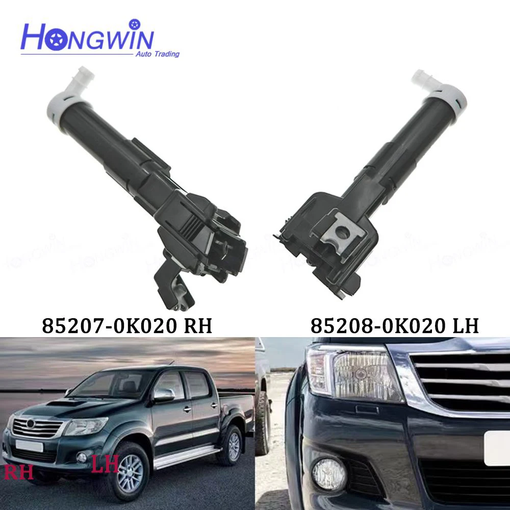 85207-0K020 Rh 85208-0K020 L Headlight Washer Nozzle Headlamp Cleaning Spray Pump For Toyota Hilux Vigo 2011 2012 2013 2014 2015