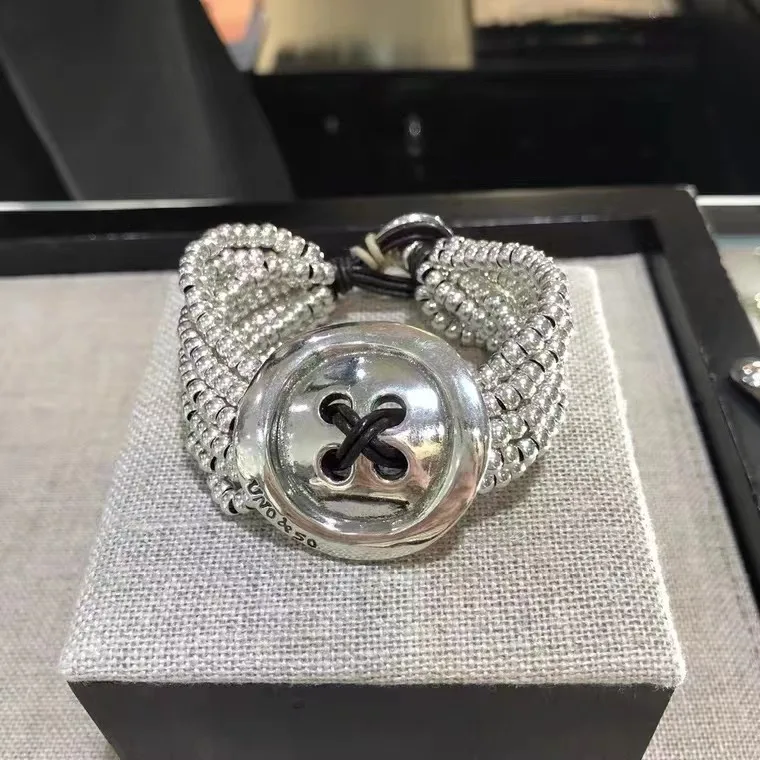 2022 New Stainless steel alloy Silver Color Bead Necklace Can Be Given As A Gift To Women with Free Wholesale Shipping