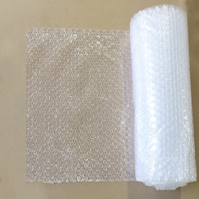 Free ship 0.3*5m shrink pack Burbuja Cushion Bubble Roll wrap