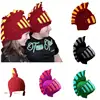 Men Women Hat Beanie Crochet Knit Roman Cosplay Knight Earflap Helmet 1