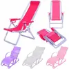Mini 1:6 Scale Playing House Garden Bench Doll Beach Chair Foldable Deckchair Dollhouse Furniture Toy Accessories Gifts 1