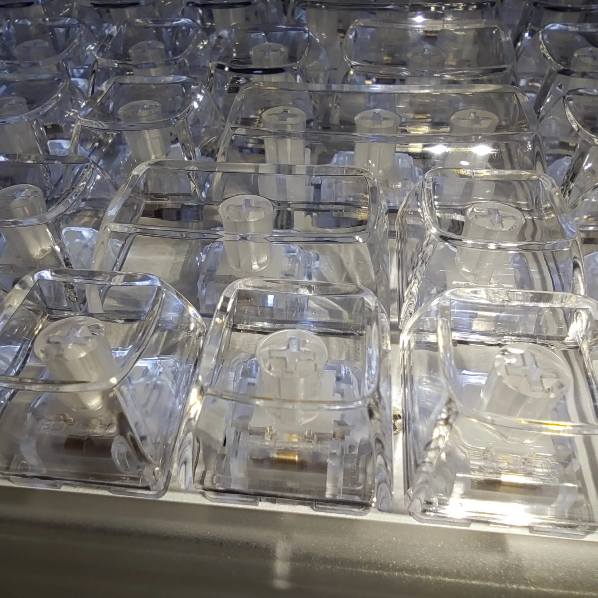 Keycaps Transparentes para Teclado Gaming Mecânica Keycap Backlit em Branco Faça Você Mesmo Personalizado Interruptor mx Lx1 Perfil 132 Chaves - Imagem 4