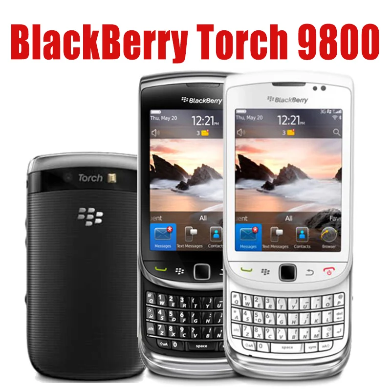 Original-Unlocked-BlackBerry-Torch-9800-Cell-Phone-512MB-RAM-4GB-ROM ...