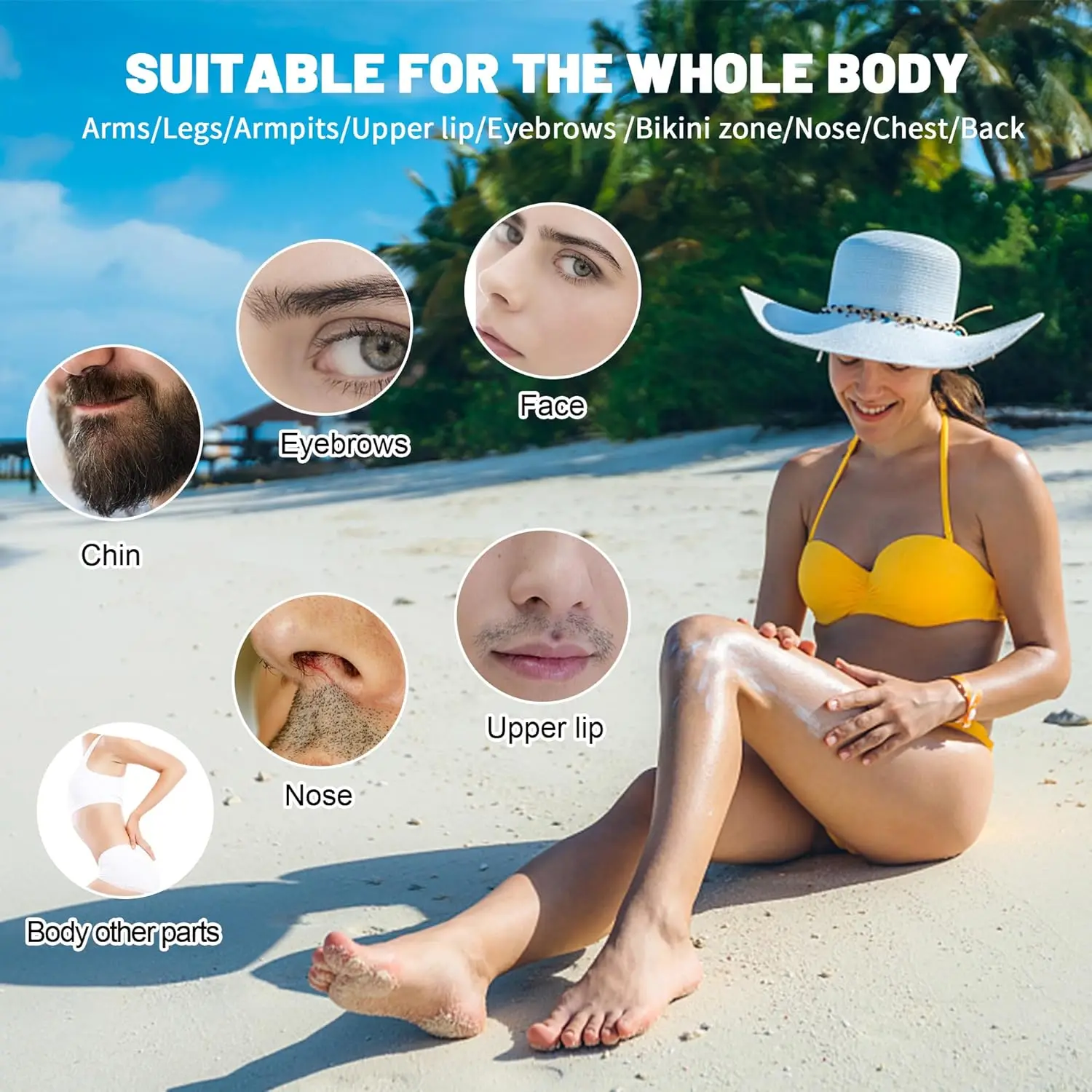 Electric Wax Heater Machine for Hair Removal, Dual Wax Pot Paraffin Facial Skin Body SPA Salon