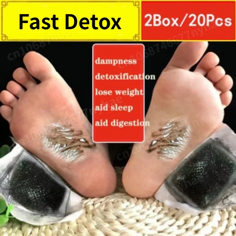Korea Kinoki Foot Patch Deep Detox 10-200pcs Adhesives Body Toxins Pad Feet Care Anti Cellulite Slimming Foot Tool