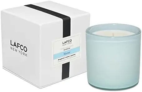 

Candle, Sea & Dune - 15.5 oz - 90-Hour Burn Time - Reusable, Hand Blown Glass Vessel - The USA Wild one candle Colorful candle