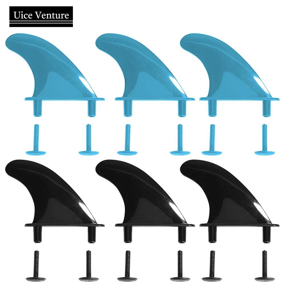 3pcsSoftSurfboardsFinsWithReplacement6FinsScrewsBoltsFor