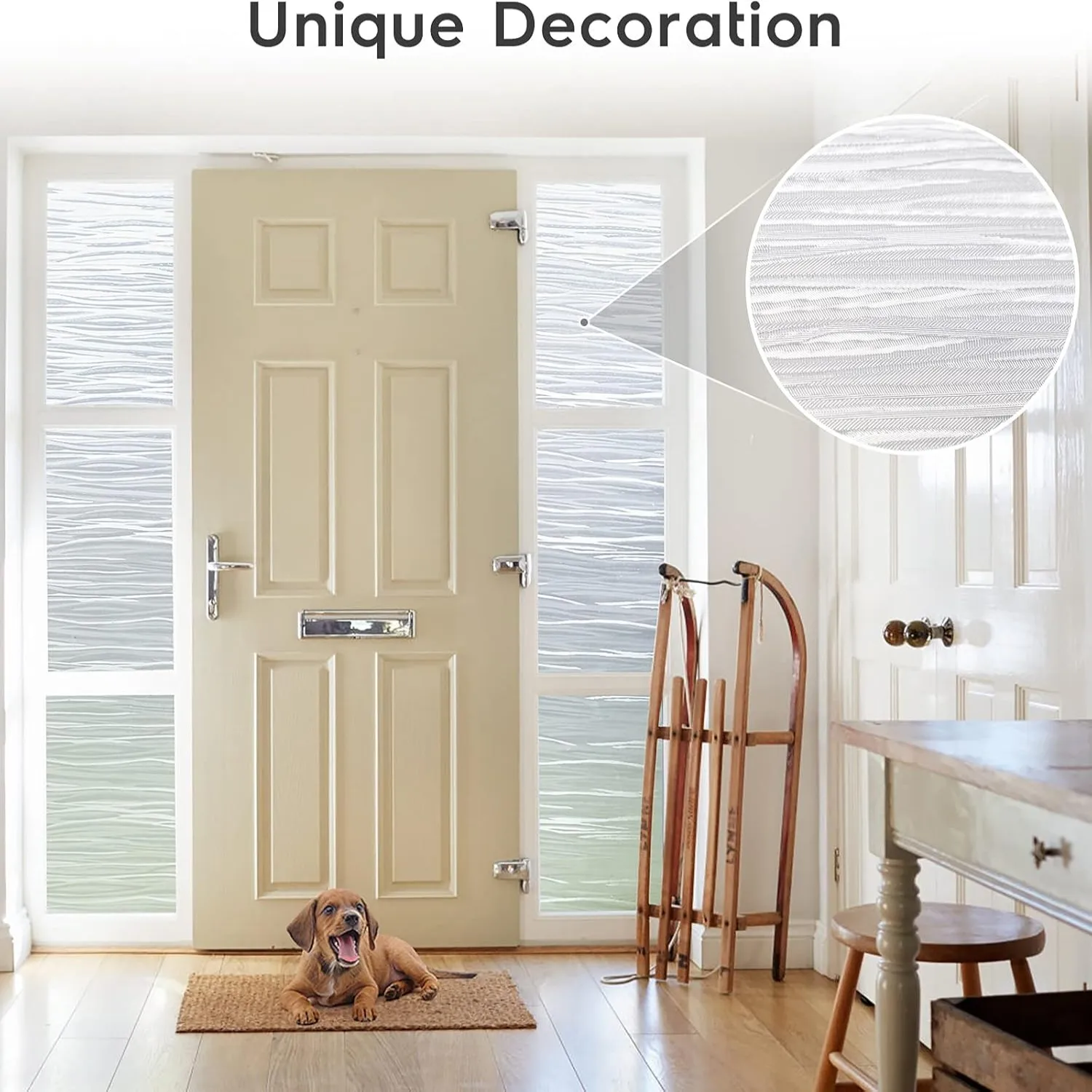 Window Privacy Film UV Blocking Static Cling Non-Adhesive Removable Glass Door Cover for Bathroom Office Home Decor window film window privacy film window sticker