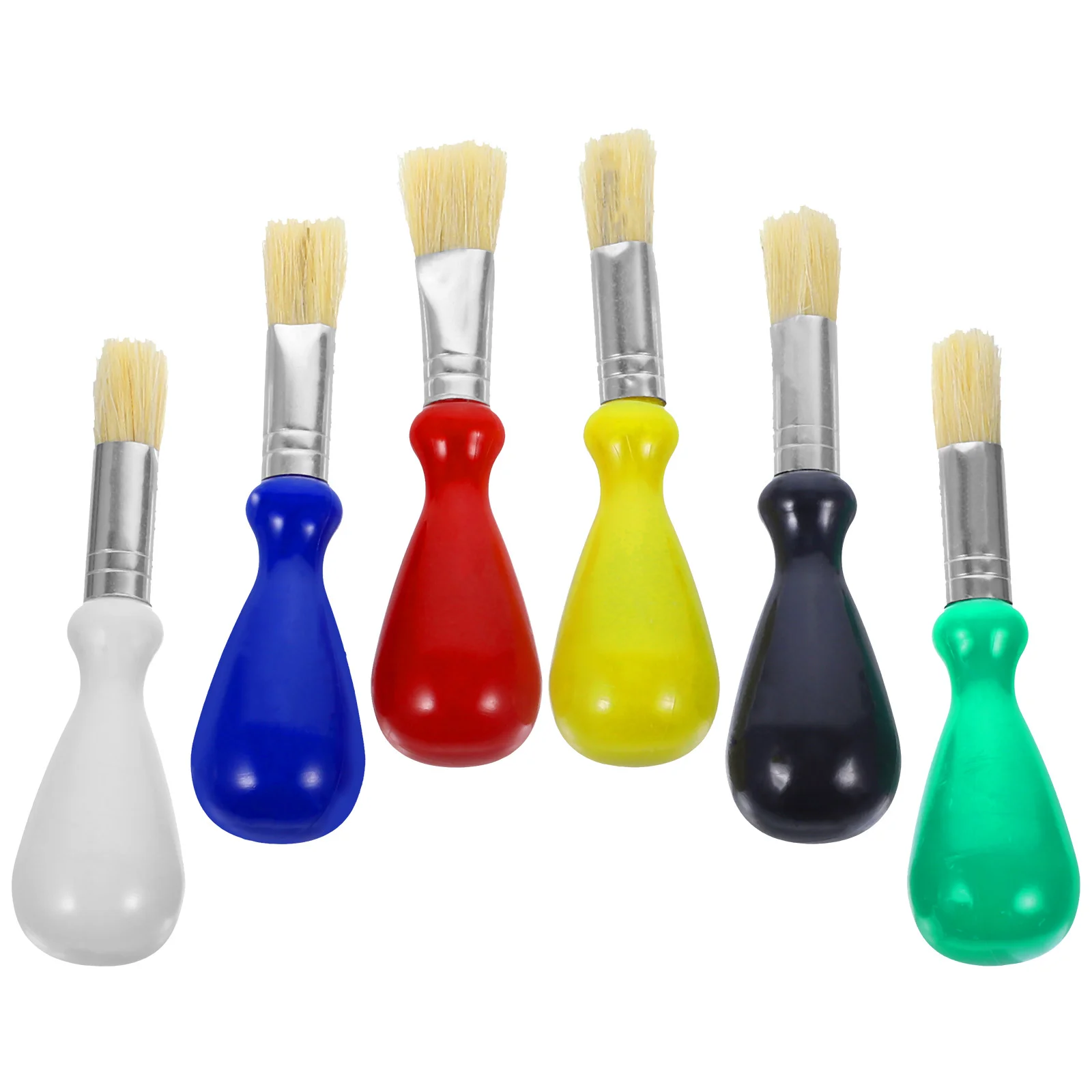 

6 Pcs Mini Painting Brush Toddler Child Miniature Paints Plastic Professional Watercolor