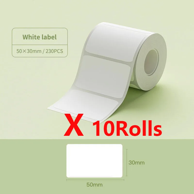 Mini Thermal Portable Label Printer - Self-Adhesive Barcode & Price Tag Labeling Machine