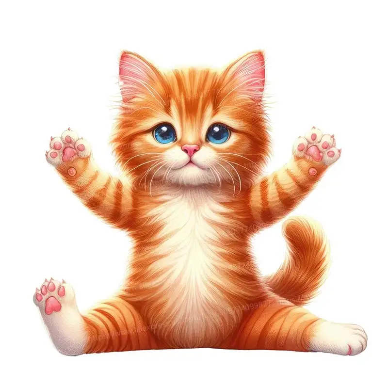 Yoga Cat Wall Sticker Removable Home Decoration Stickers for Bedroom Kitchen Living Room Walls Decor Car Decals S242 wall stickers wall sticker