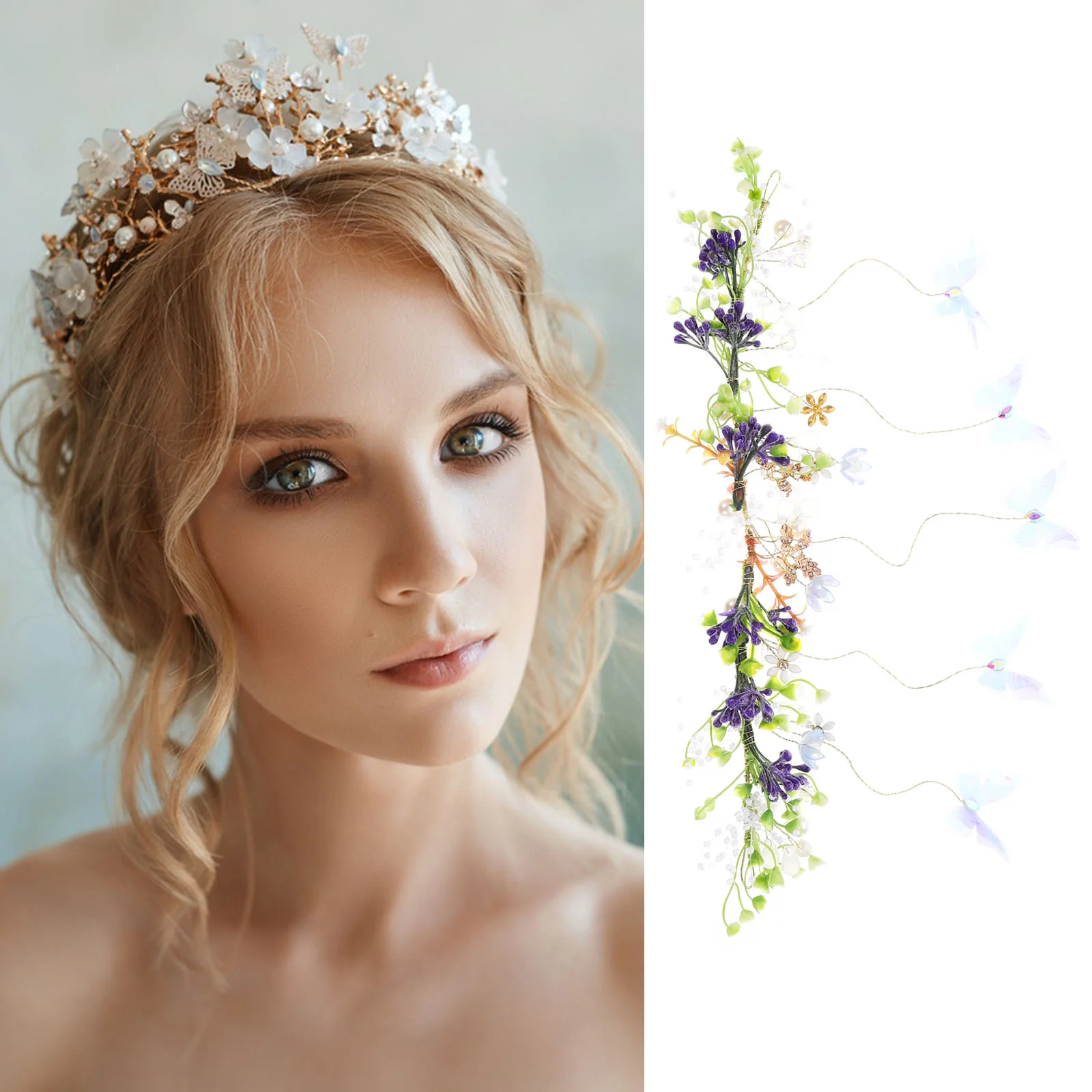 

Butterfly Headband Womens Headband Adult Hair Band Carnival Headdress for Birthday Party Prom