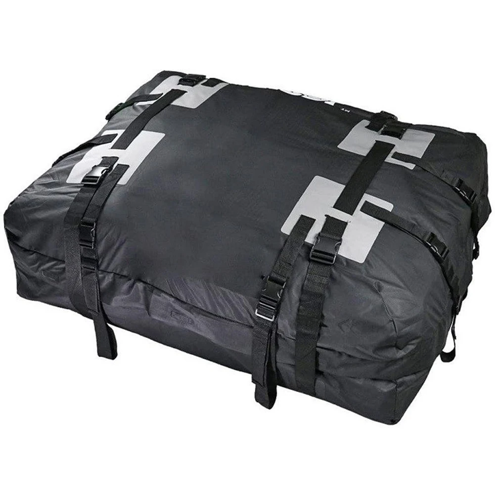 600D Waterproof Roof Cargo Bag Large Capacity Car Roof Top Luggage Carrier 3