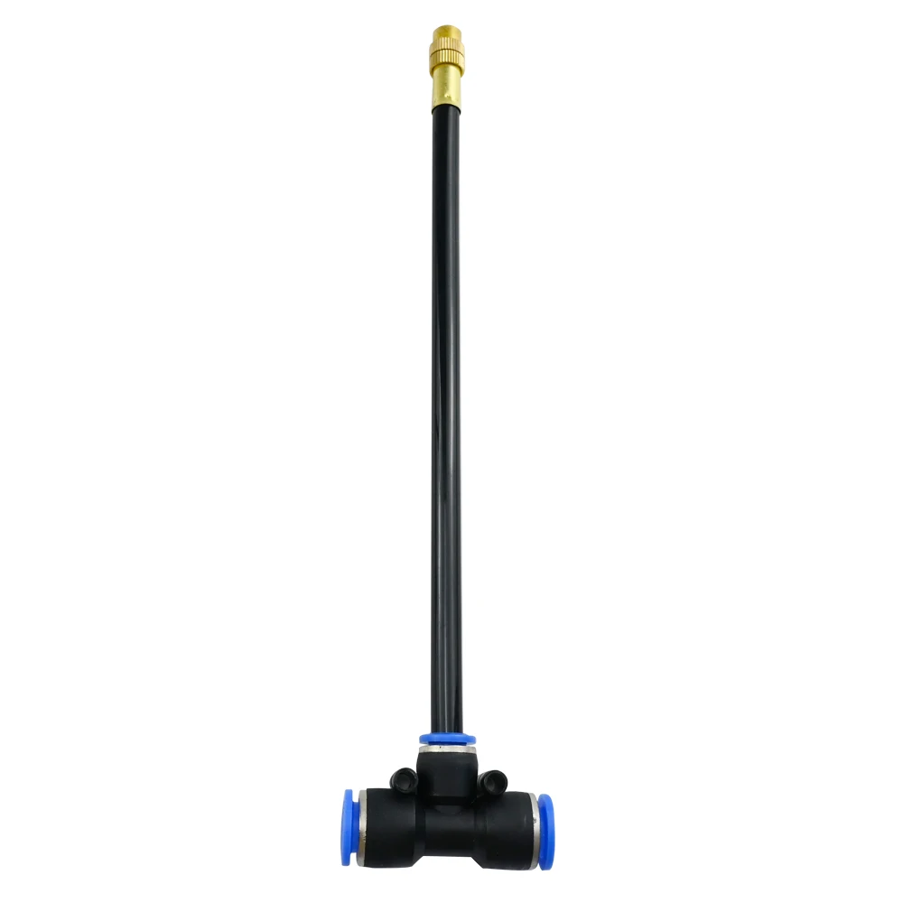 20-5Pcs Free Bending Yellow Copper Mist Nozzle 8mm Straight Push Lock Joint Garden Watering Humidification Sprayer 5