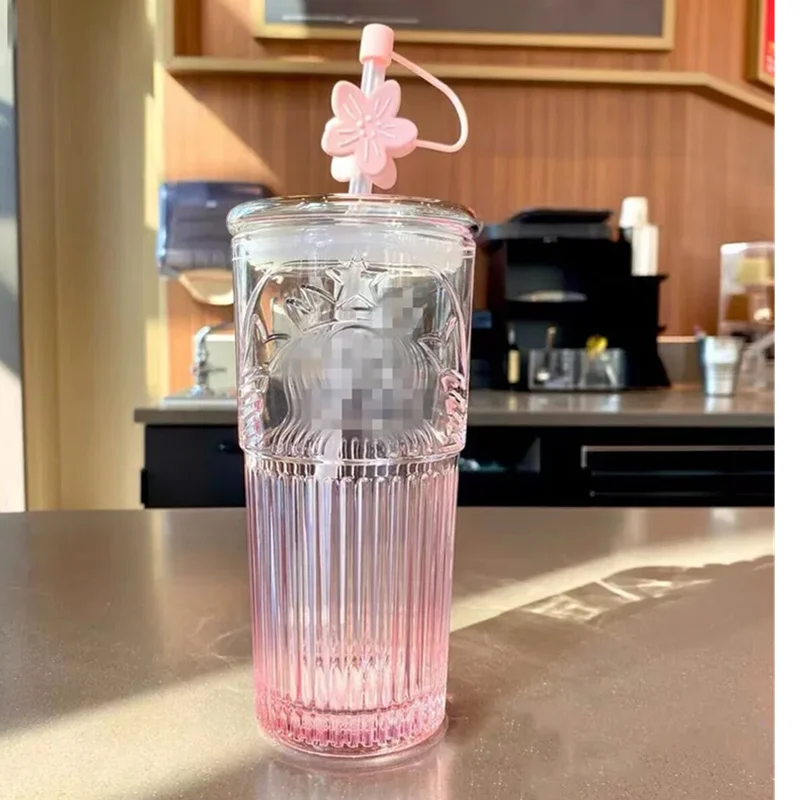 ★★★Glass Straw Sakura Cup