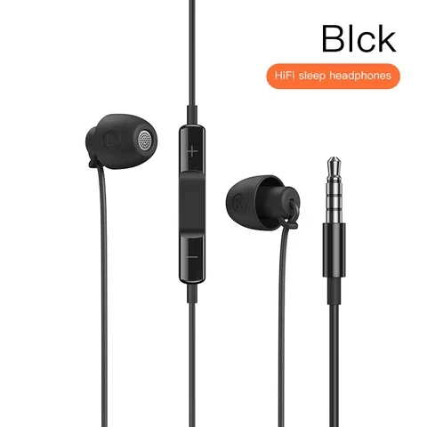 

Soft Silicone Sleeping Earphone In-Ear Sleep Headset HiFi Wired Head Phone Mobile Phone MP3 Noise Cancelling Nano Diaphragm Niye