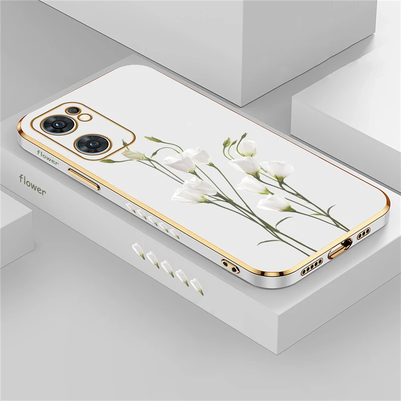 Floral Design Soft Phone Case - Elegant Flower Pattern Cover