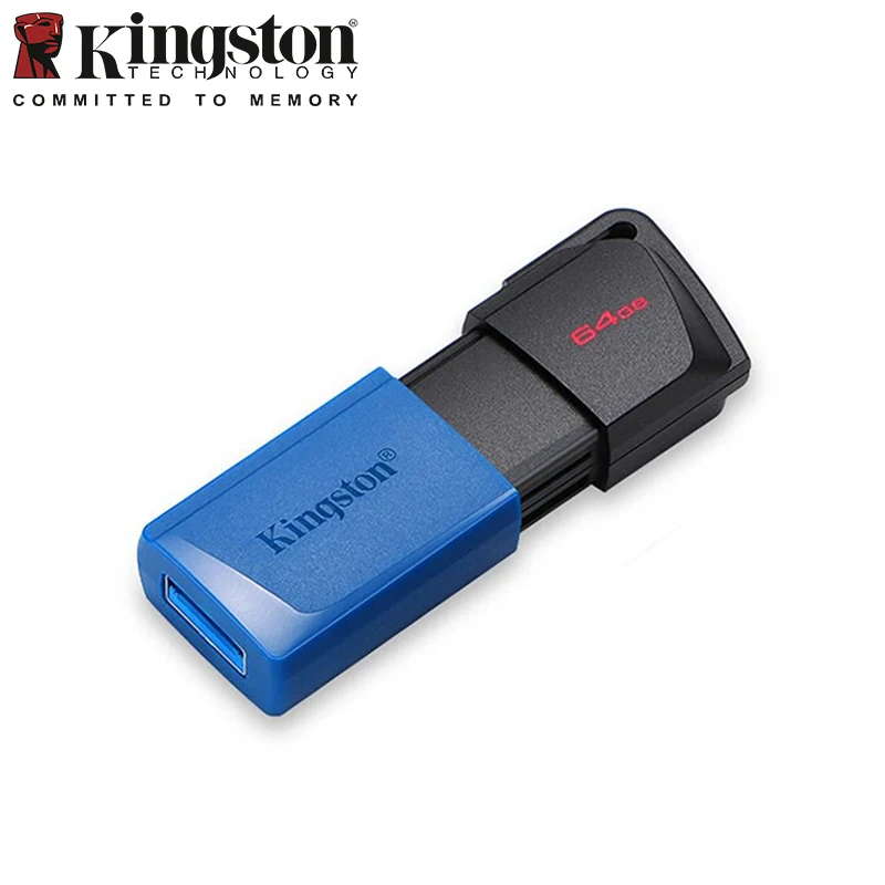 High-Speed Kingston USB 3.2 Flash Drive - 64GB to 256GB Storage Options