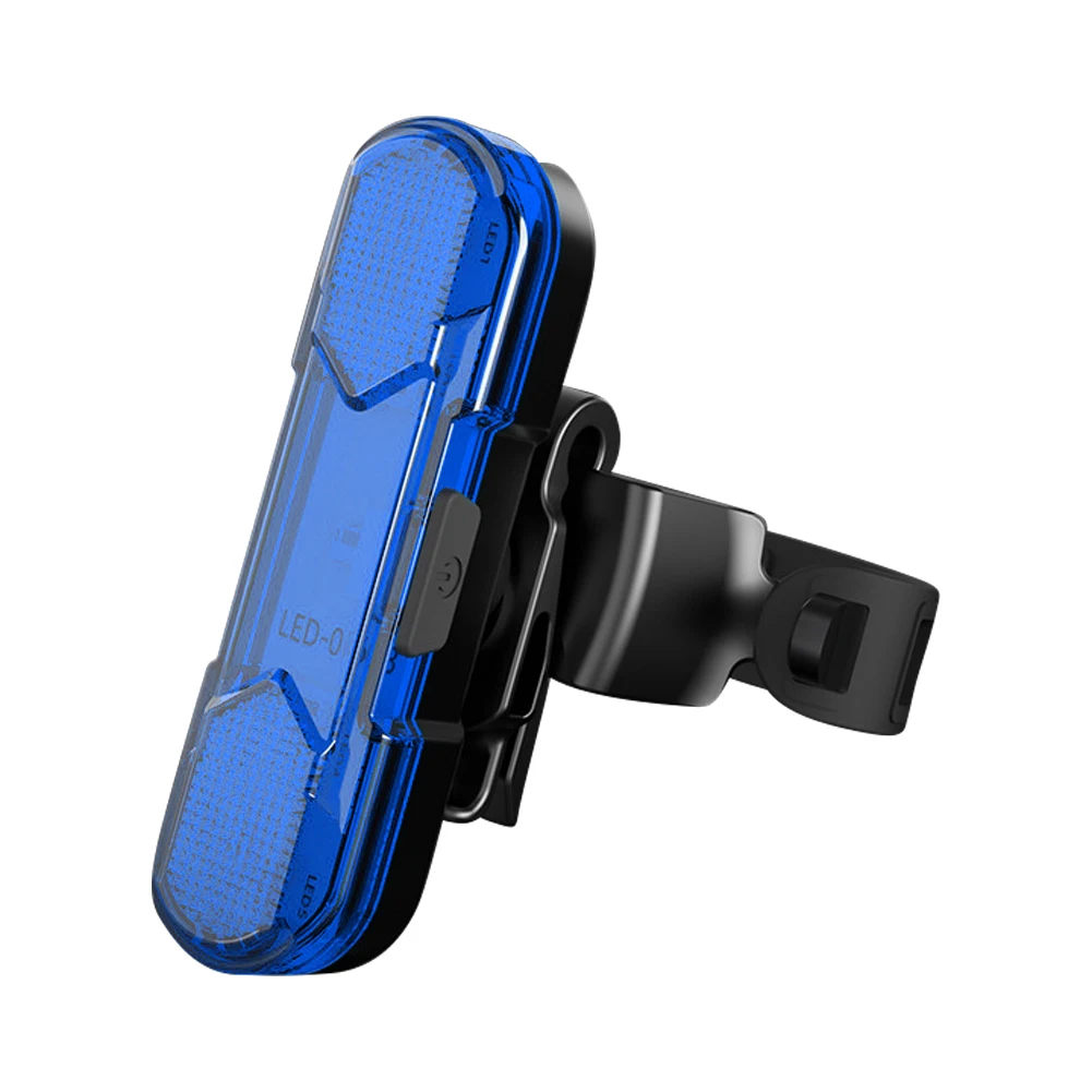Sicherheitswarnung Fahrrad-Rücklicht USB wiederaufladbare LED-Fahrradleuchte wasserdichtes Fahrrad-Sattelstützen-Fahrrad-Rücklicht_voghion.com