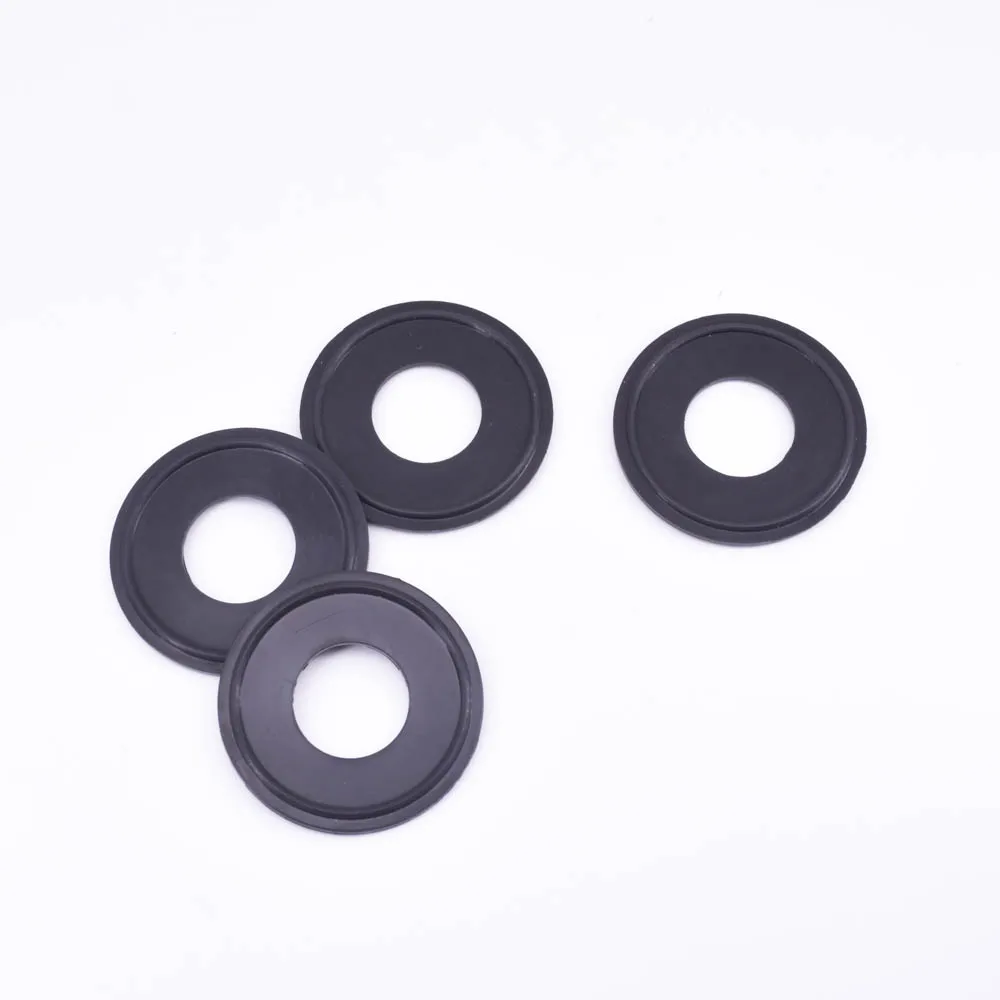 25mm 1 인치 파이프 OD 1.5 인치 트라이 클램프 위생 FKM 씰링 개스킷 스트립 홈브루, 디옵터 페룰 플루오로러버