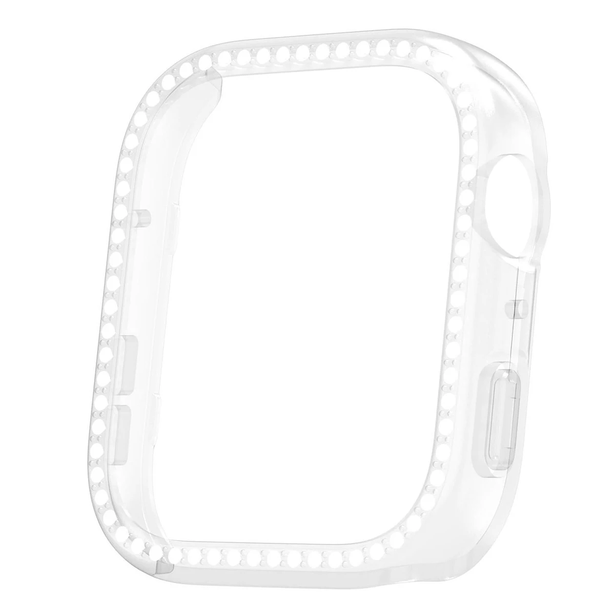 Diamond-Embellished All-Around Protective Watch Bumper Cover