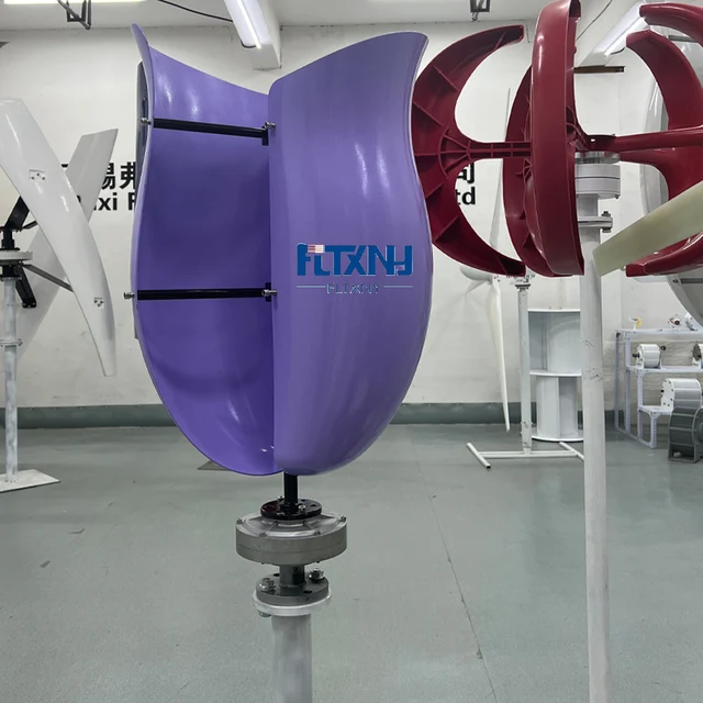 Generatore Eolico 8000W Ad Asse Verticale - Turbina Eolica Spirale 12V/24V/48V Per Casa, Barca, Giardino - Foto 12