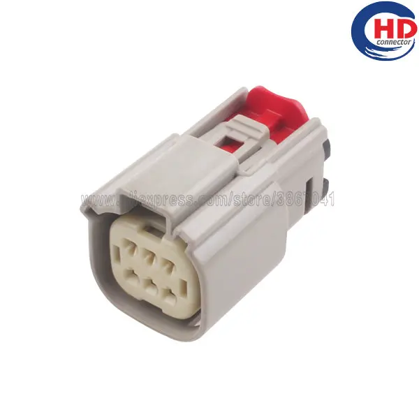 Free shipping 6pin  Auto electric housing sensor plug wiring waterproof cable connector 33472-0602
