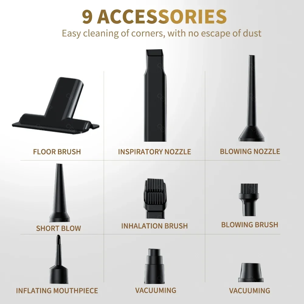 Compact Cordless Handheld Vacuum Cleaner - Powerful and Portable