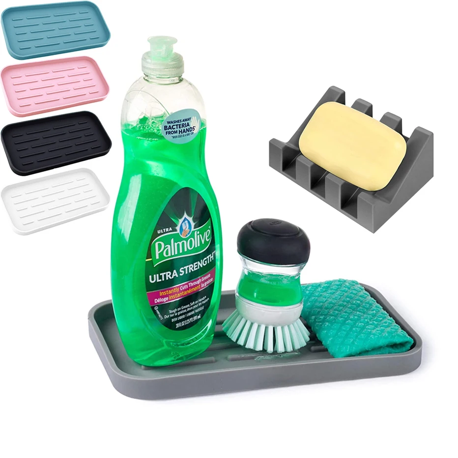 Shampoo Shower Gel Tray Countertop Storage Tray Bathroom Trays