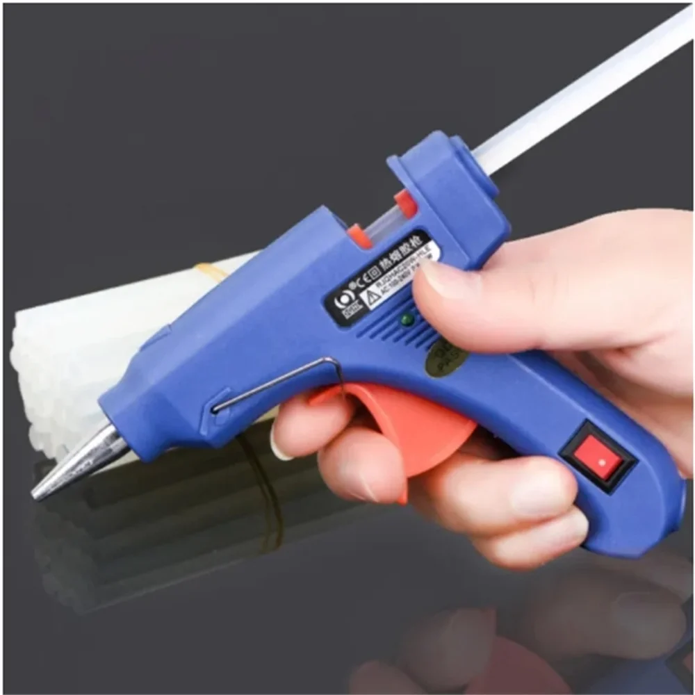 20W Hot Melt Glue Gun Household Industrial Mini Guns Electric Heat Temperature Tool With 7mm Glue Sticks 6