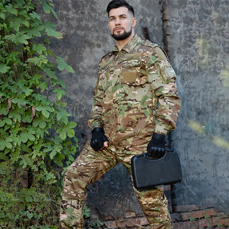 Men's Tactical Set Uniform Airsoft Gear Equipment Outdoor Working Clothing Sports Suits sports suit sports set outdoor suit set